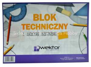 BLOK A-4 TECHNICZNY BIAŁY WEK4047