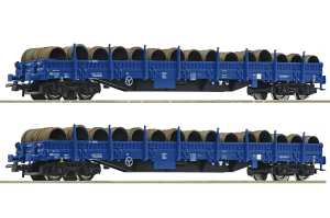ROCO 6600099 WAGON PLATFORMA Z ŁADUNKIEM PKP H0