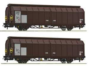 ROCO 6600096 ZESTAW 2 WAGONÓW ROZSUWANYCH PKP H0