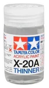 TAMIYA 81030 ACRYLIC THINNER X-20A 46ML.