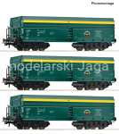 ROCO 6600195 ZESTAW 3 WAGONÓW SAMOWYŁADOWCZYCH