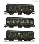 ROCO 6200100 ZESTAW 3 WAGONÓW PKP H0