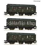 ROCO 6200100 ZESTAW 3 WAGONÓW PKP H0