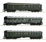 ROCO 6200112 ZESTAW 3 WAGONÓW OSOBOWYCH PKP H0