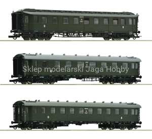 ROCO 6200112 ZESTAW 3 WAGONÓW OSOBOWYCH PKP H0