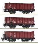 ROCO 6600146 ZESTAW 3 WAGONÓW TOWAROWYCH DR
