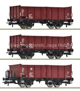ROCO 6600146 ZESTAW 3 WAGONÓW TOWAROWYCH DR