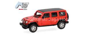 HERPA 87MC000011 JEEP WRANGLER CZERWONY