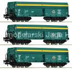 ROCO 6600195 ZESTAW 3 WAGONÓW SAMOWYŁADOWCZYCH