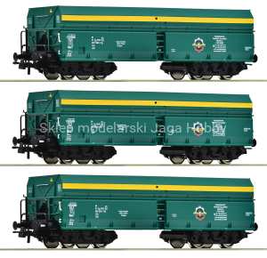 ROCO 6600195 ZESTAW 3 WAGONÓW SAMOWYŁADOWCZYCH