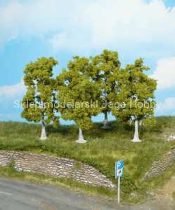 HEKI 1921 BIRCH TREES 10CM.OP.4SZT