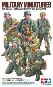 TAMIYA 35382 GERMAN INFANTRY SET (LATE WWII) 1/35