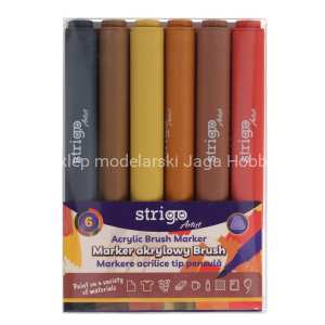 STRIGO MARKER AKRYLOWY ZESTAW 6 6 KOL.PISSC433