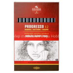 OŁÓWEK GRAFITOWY B-6 PROGRESSO OM89116B/11