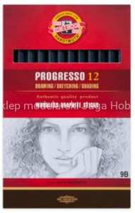OŁÓWEK GRAFITOWY B-9  PROGRESSO OM89119B
