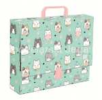 TECZKA Z RĄCZKĄ A-4  STRIGHT CHARMING CATS MJ2666