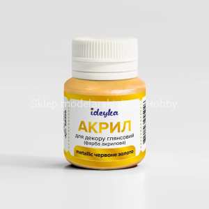 Farba akryl.metaliczna Czerwone złoto 20ml.98306